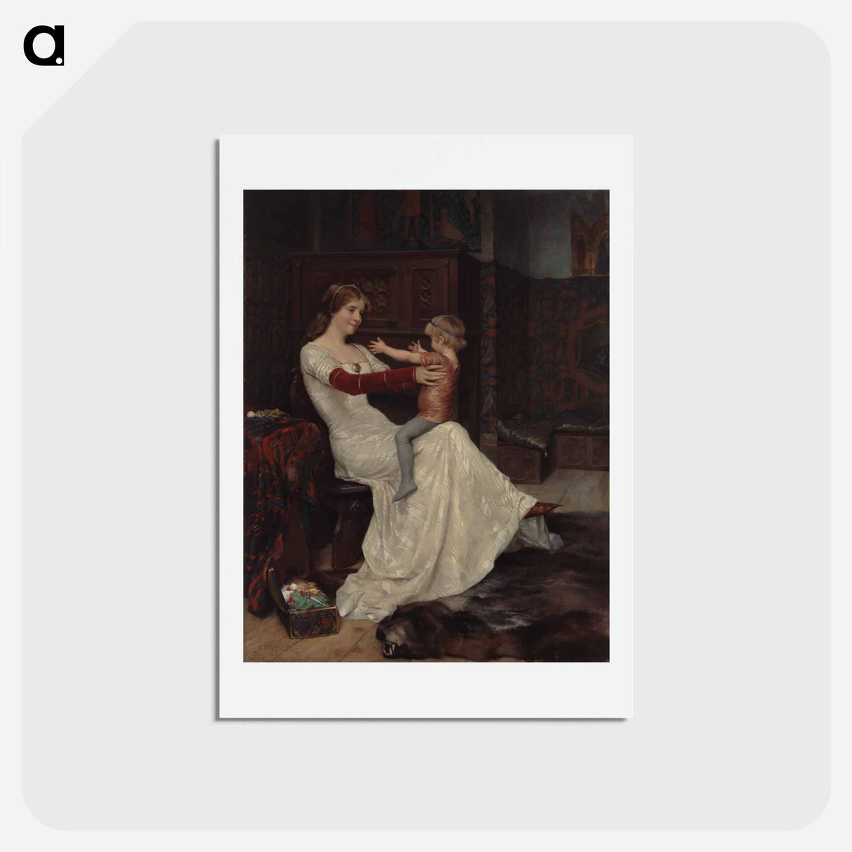 Queen bianca - アルバート エーデルフェルト Postcard.