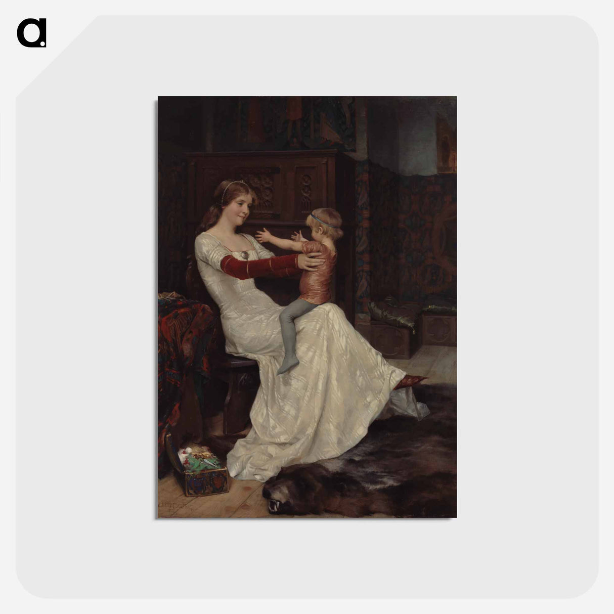 Queen bianca - アルバート エーデルフェルト Postcard.