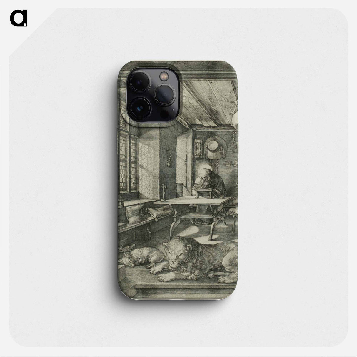 St. Jerome in His Study - アルブレヒト デューラー Phone Case.