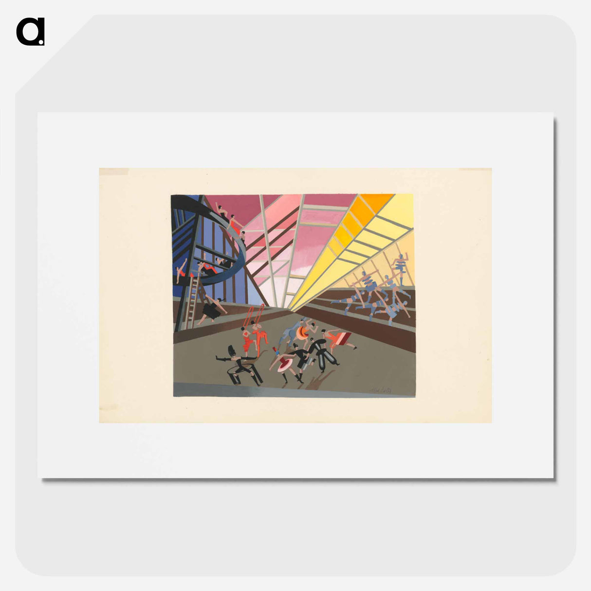 Maquettes de théatre i.-xv. - アレクサンドラ エクスター Poster.