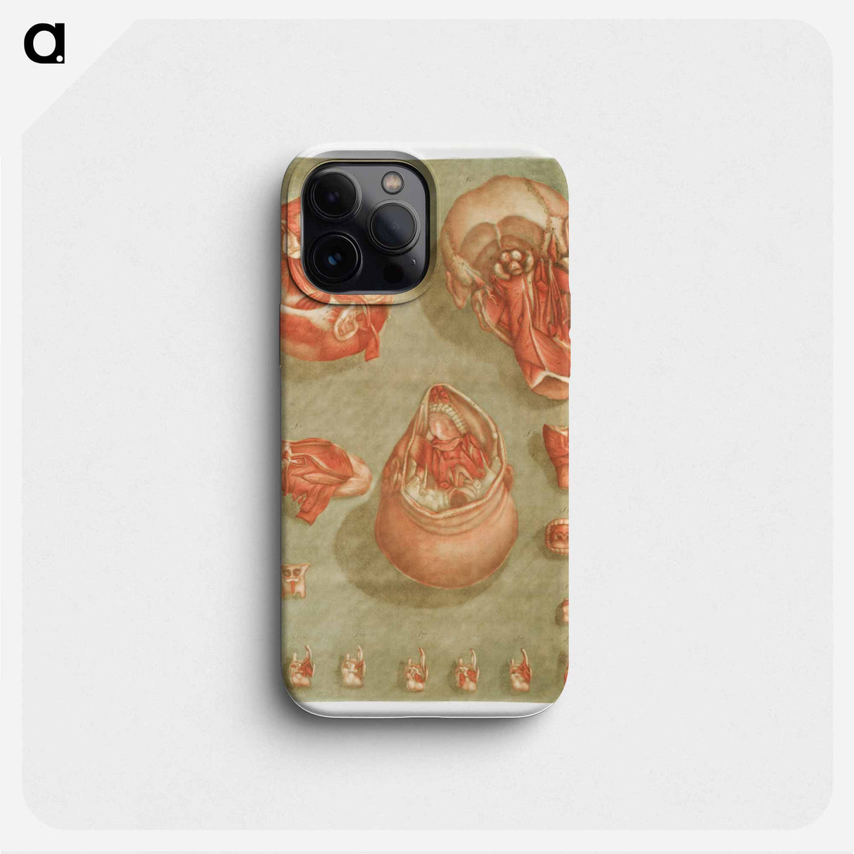 This fascinating collection of anatomical illustrations - アルノルド エロイ ゴーティエ ダゴティ Phone Case.