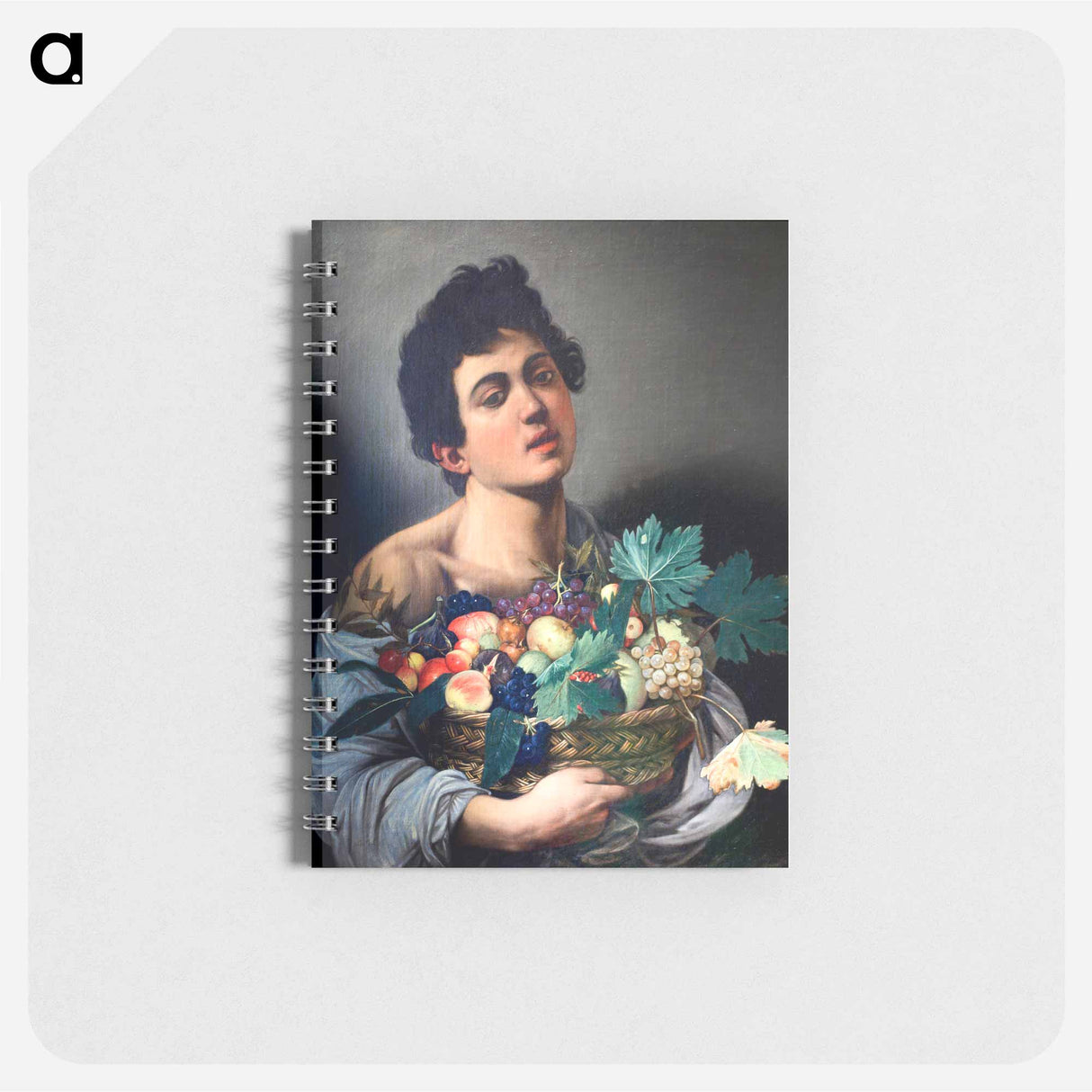 アートメモ帳-Boy with a Basket of Fruit - カラヴァッジョ Memo.