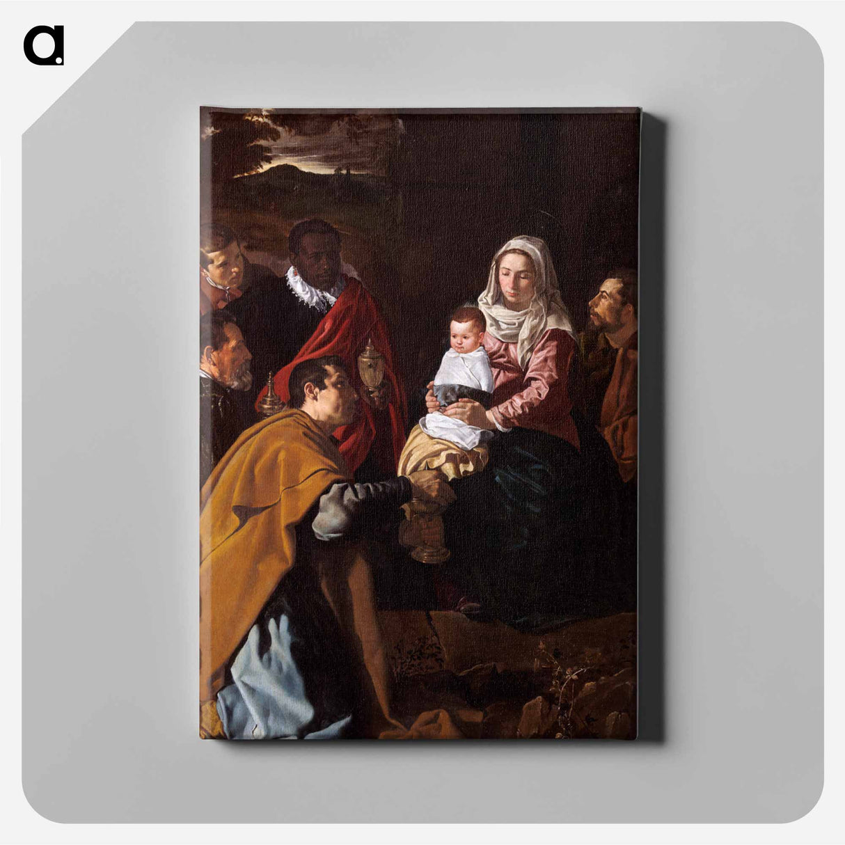 アートパネル-Adoration of the Kings - ディエゴ ベラスケス Canvas.