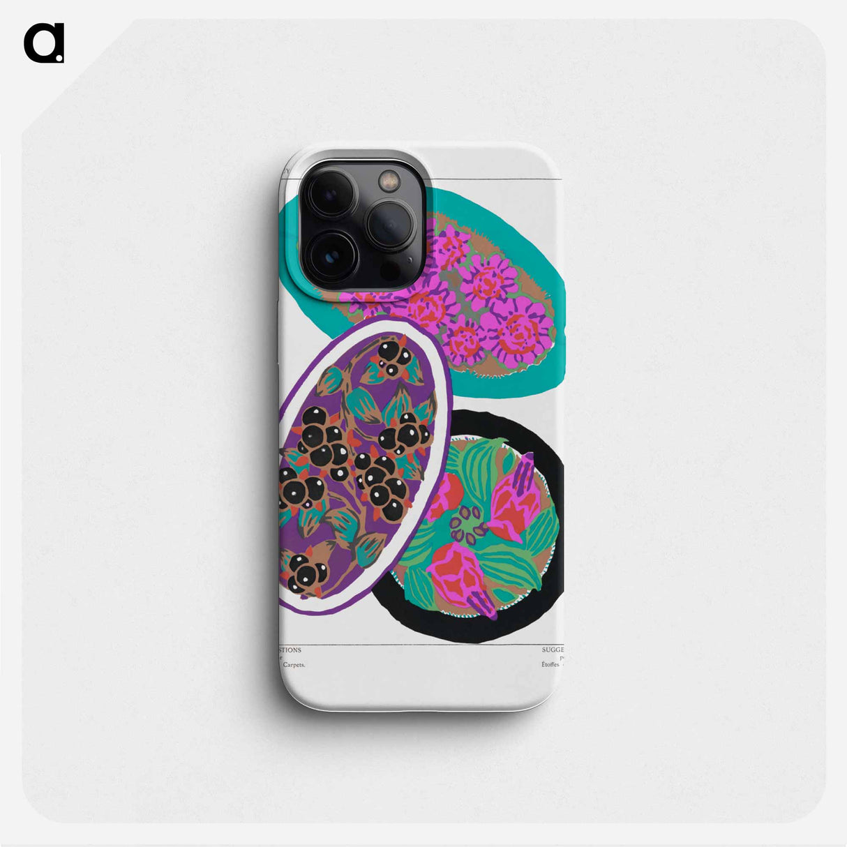 Suggestions pour étoffes et tapis: 60 motifs en couleur - E.A.セギー Phone Case.