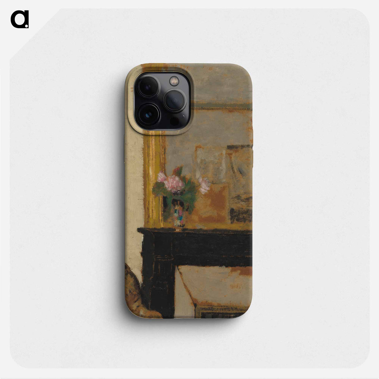 Vase of Flowers on a Mantelpiece - エドゥアール ヴュイヤール Phone Case.