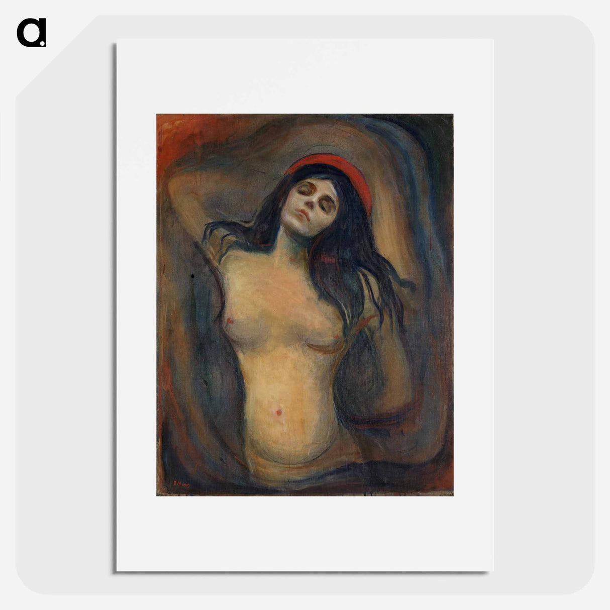 Madonna - Edvard Munch Poster.