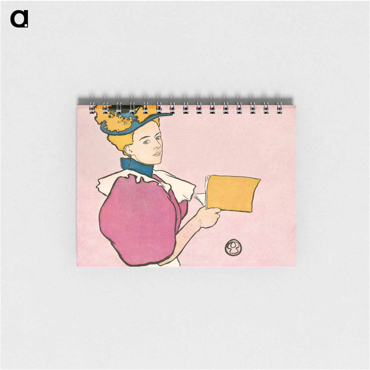 Woman holding book - エドワード ペンフィールド Memo.