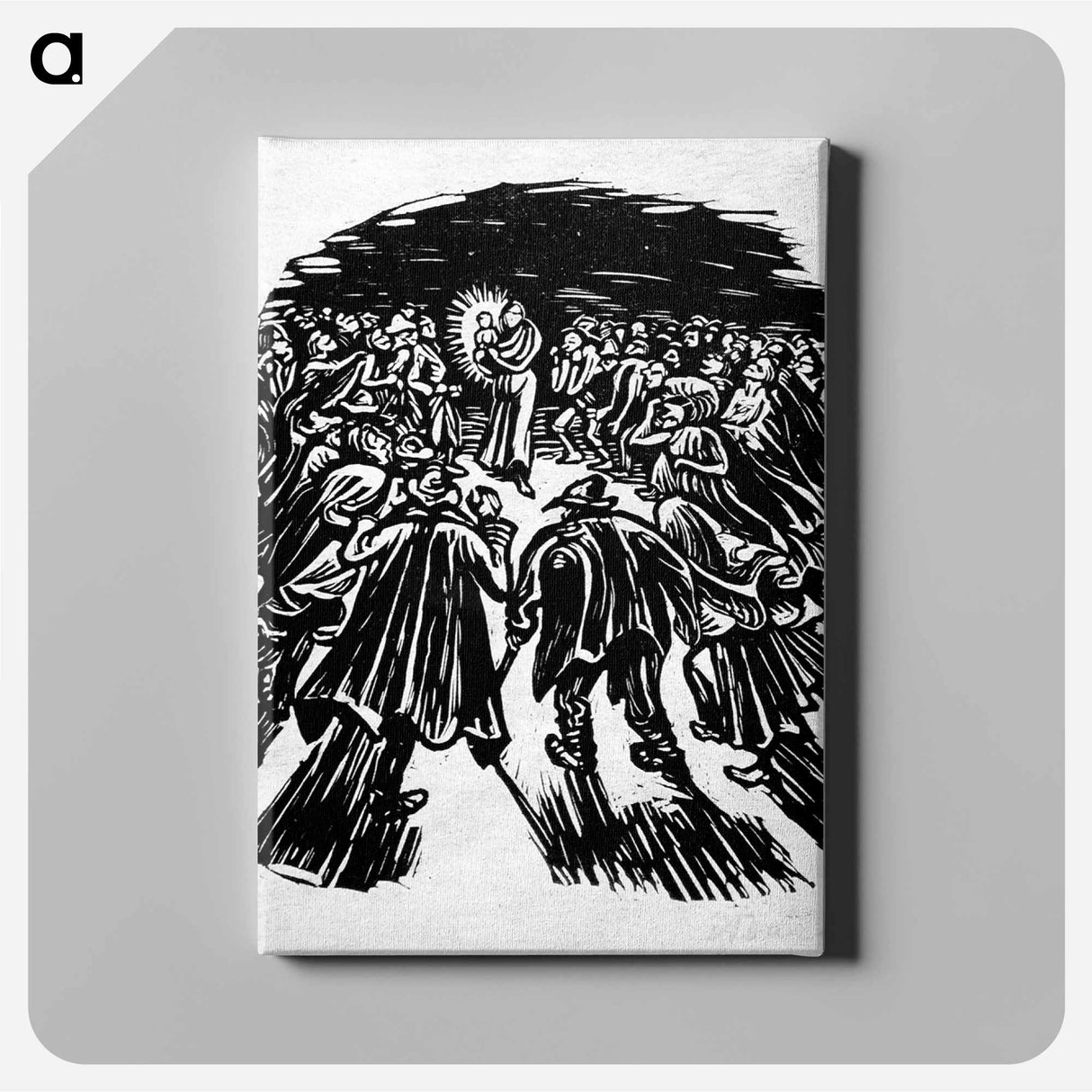 The child of glory - エルンスト ハインリヒ バルラッハ Canvas.