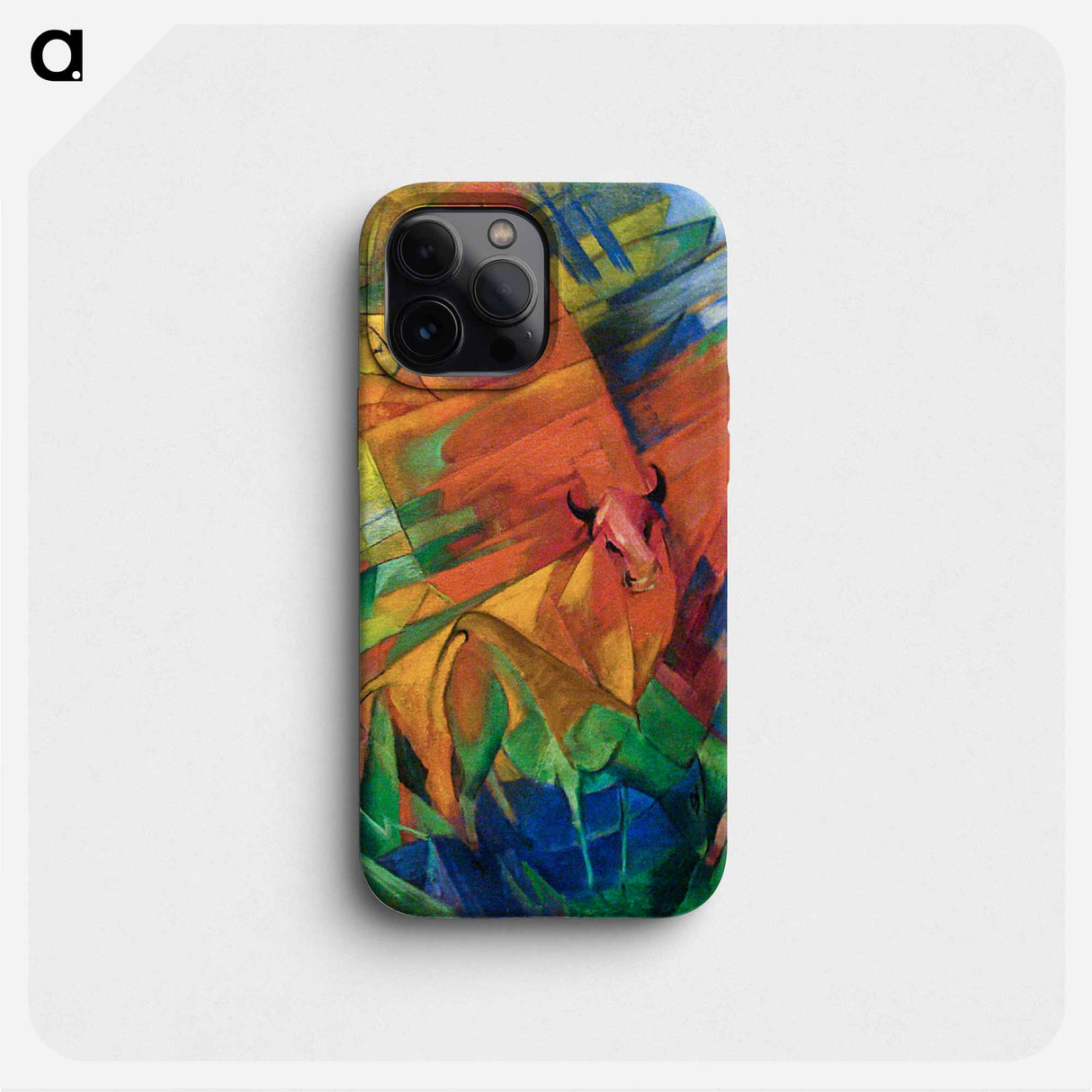 Animals in a Landscape - Franz Marc Phone Case.