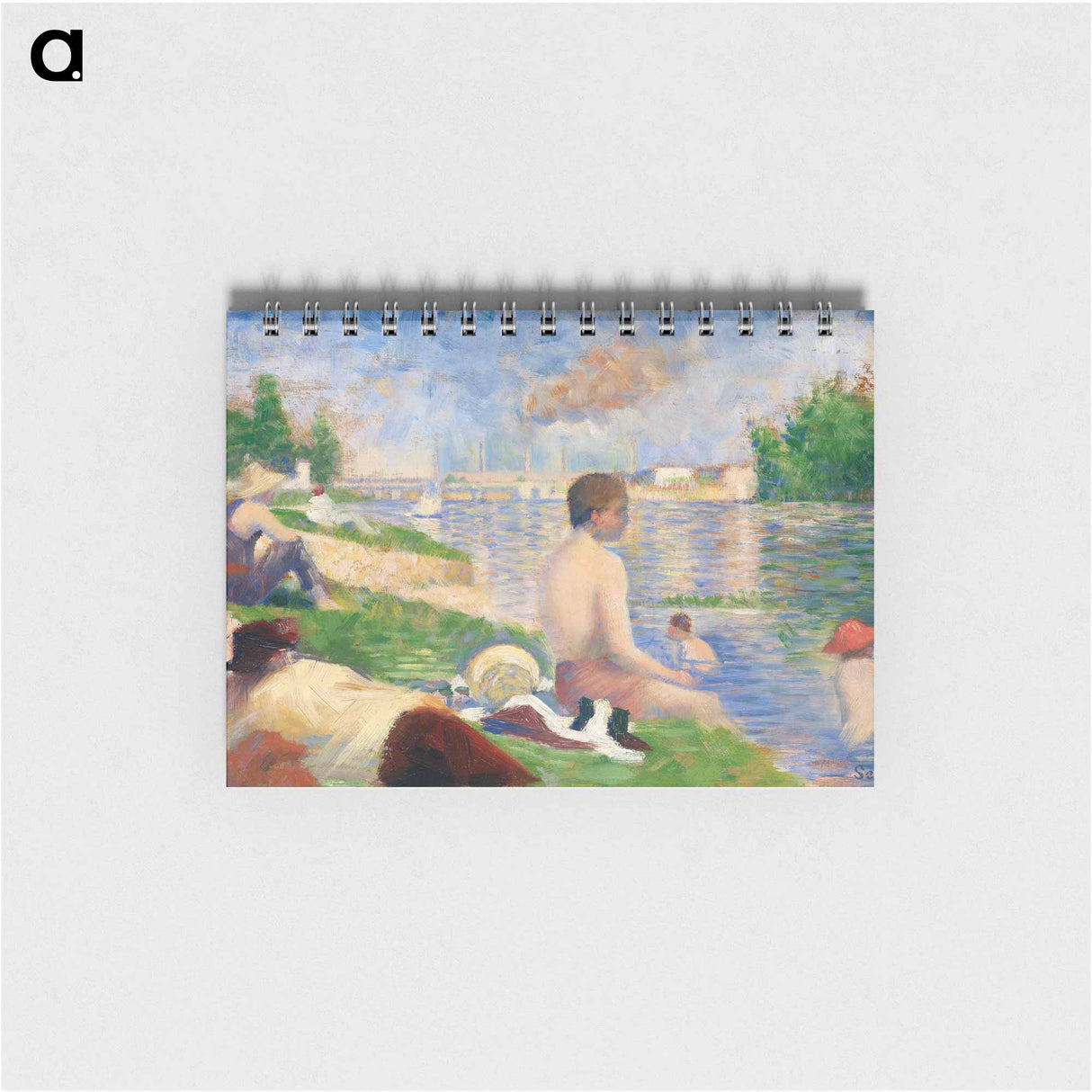 Bathers at Asnières - ジョルジュ スーラ Memo.