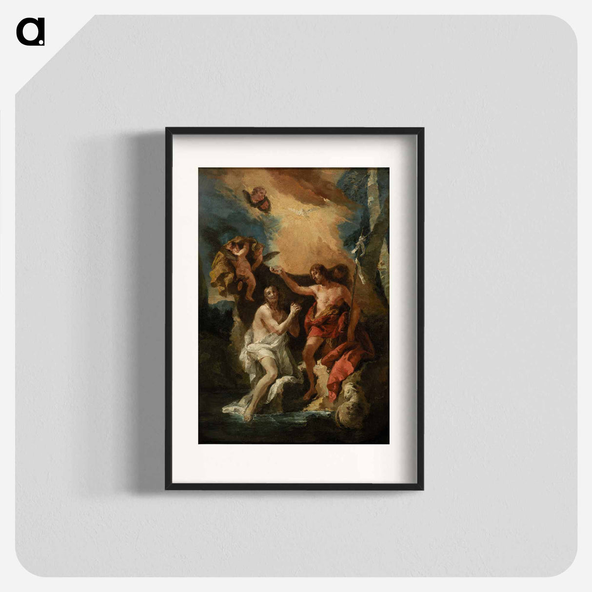 アートポスター-Baptism of Christ
- ジョバンニ バティスタ ティエポロ Poster.