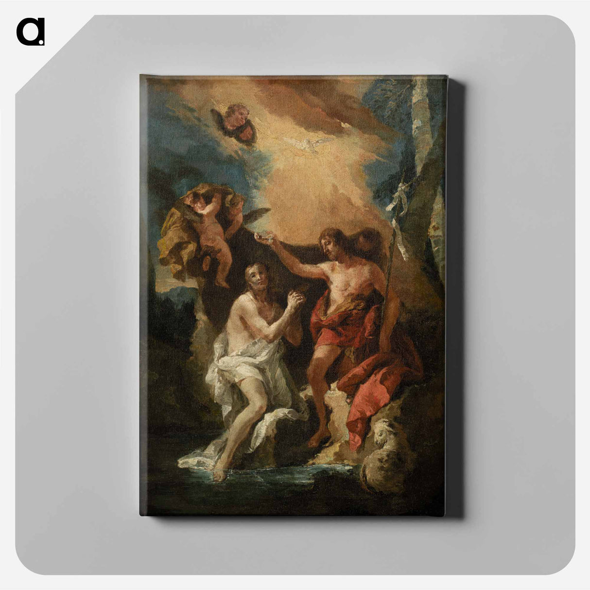アートパネル-Baptism of Christ
- ジョバンニ バティスタ ティエポロ Canvas.