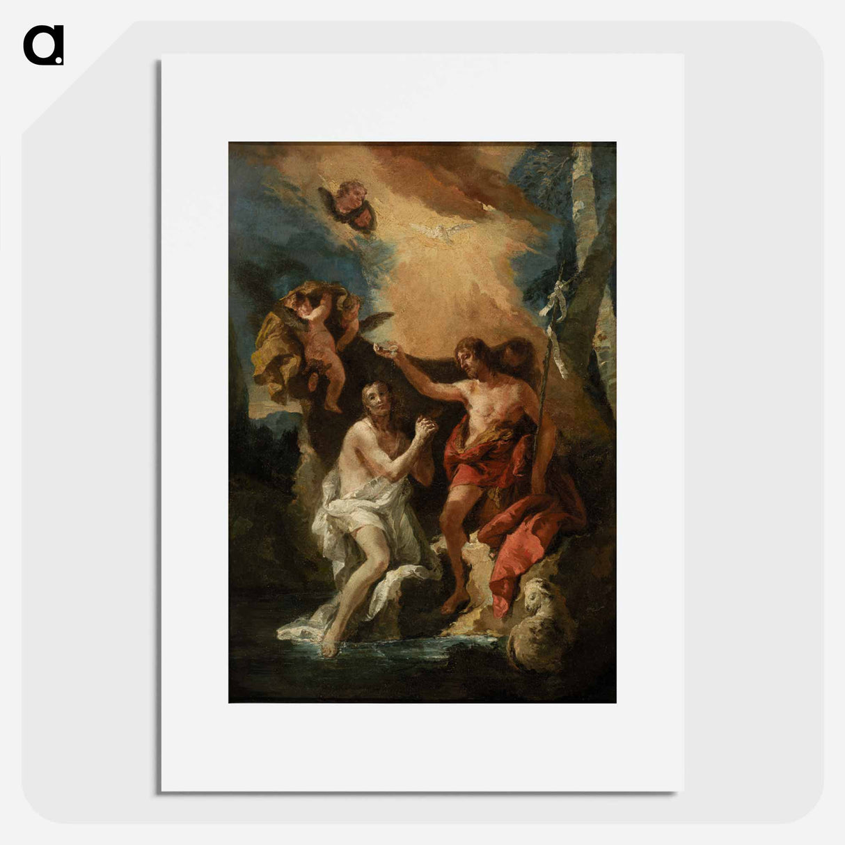 アートポスター-Baptism of Christ
- ジョバンニ バティスタ ティエポロ Poster.