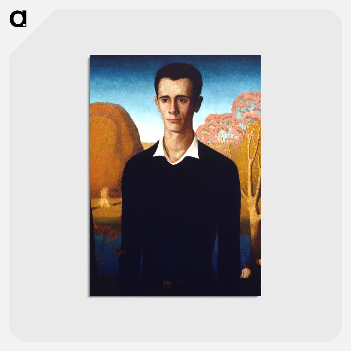 アートポストカード-Arnold Comes of Age - グラント ウッド Postcard.