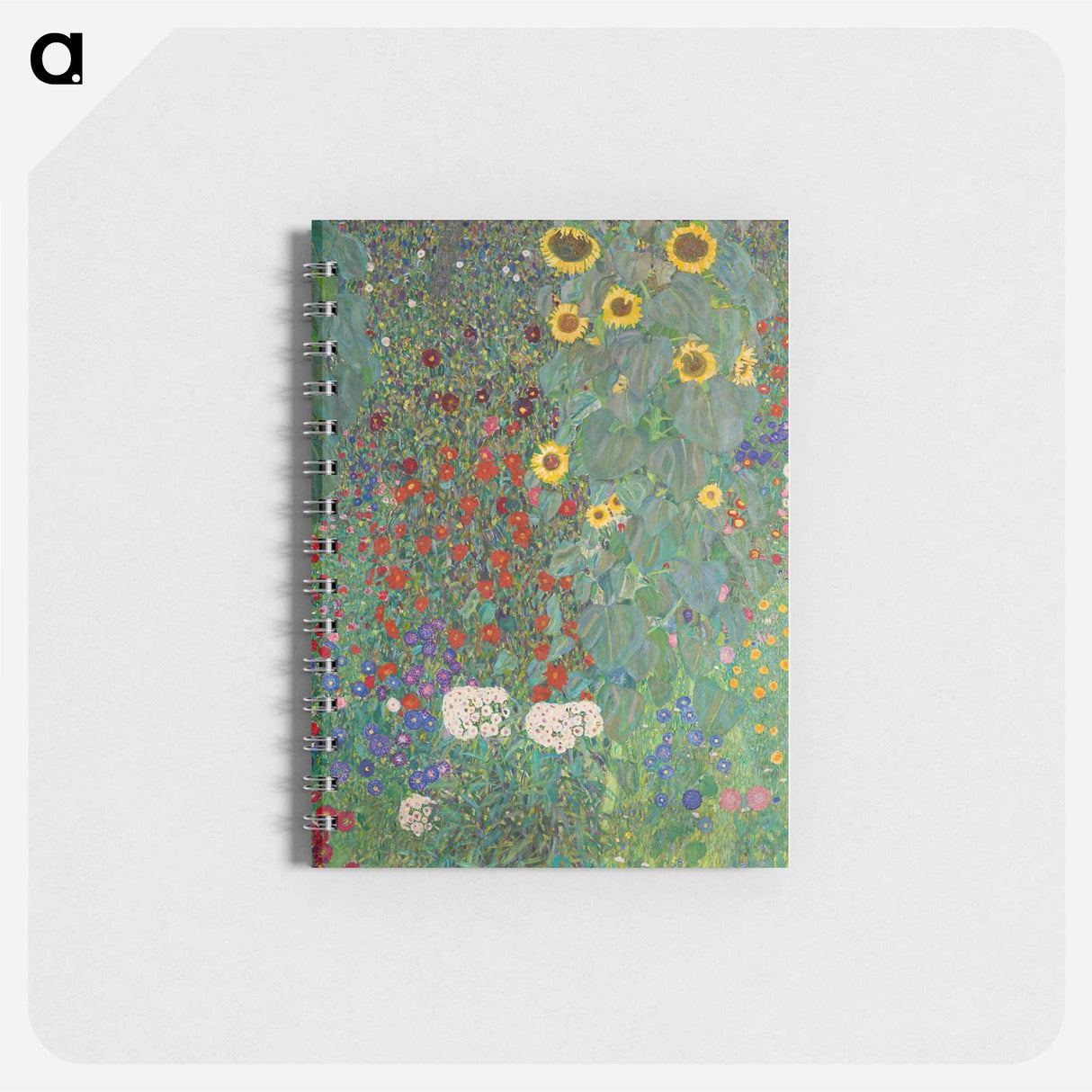 Farm Garden with Sunflowers - グスタフ クリムト Memo.