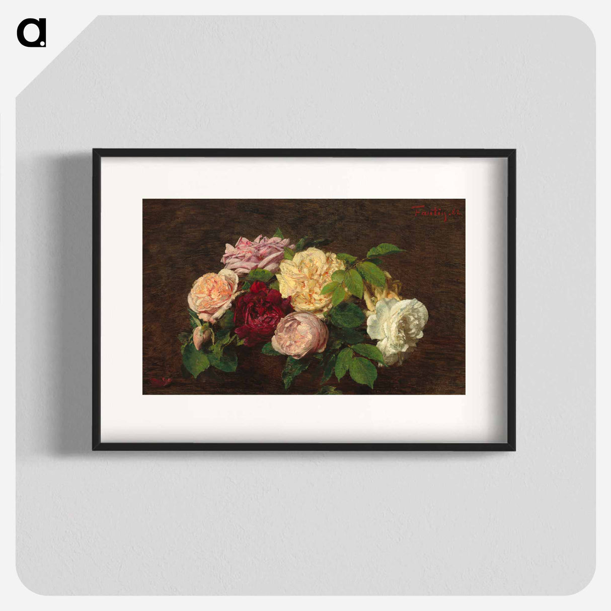 in high resolution - アンリ ファンタン ラトゥール Poster.