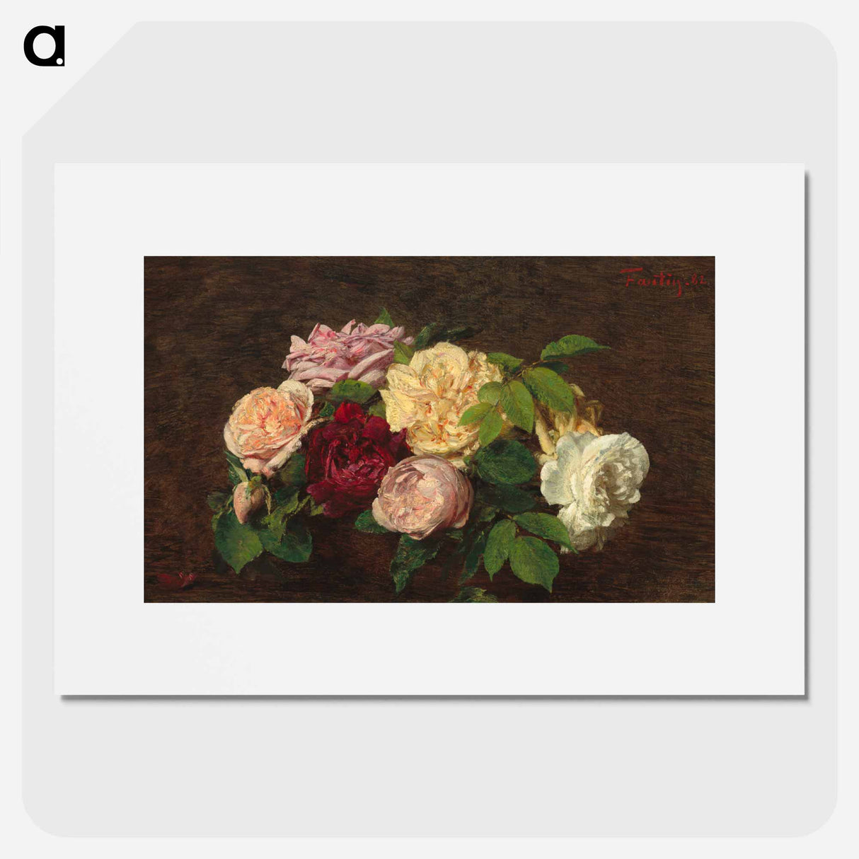 in high resolution - アンリ ファンタン ラトゥール Poster.