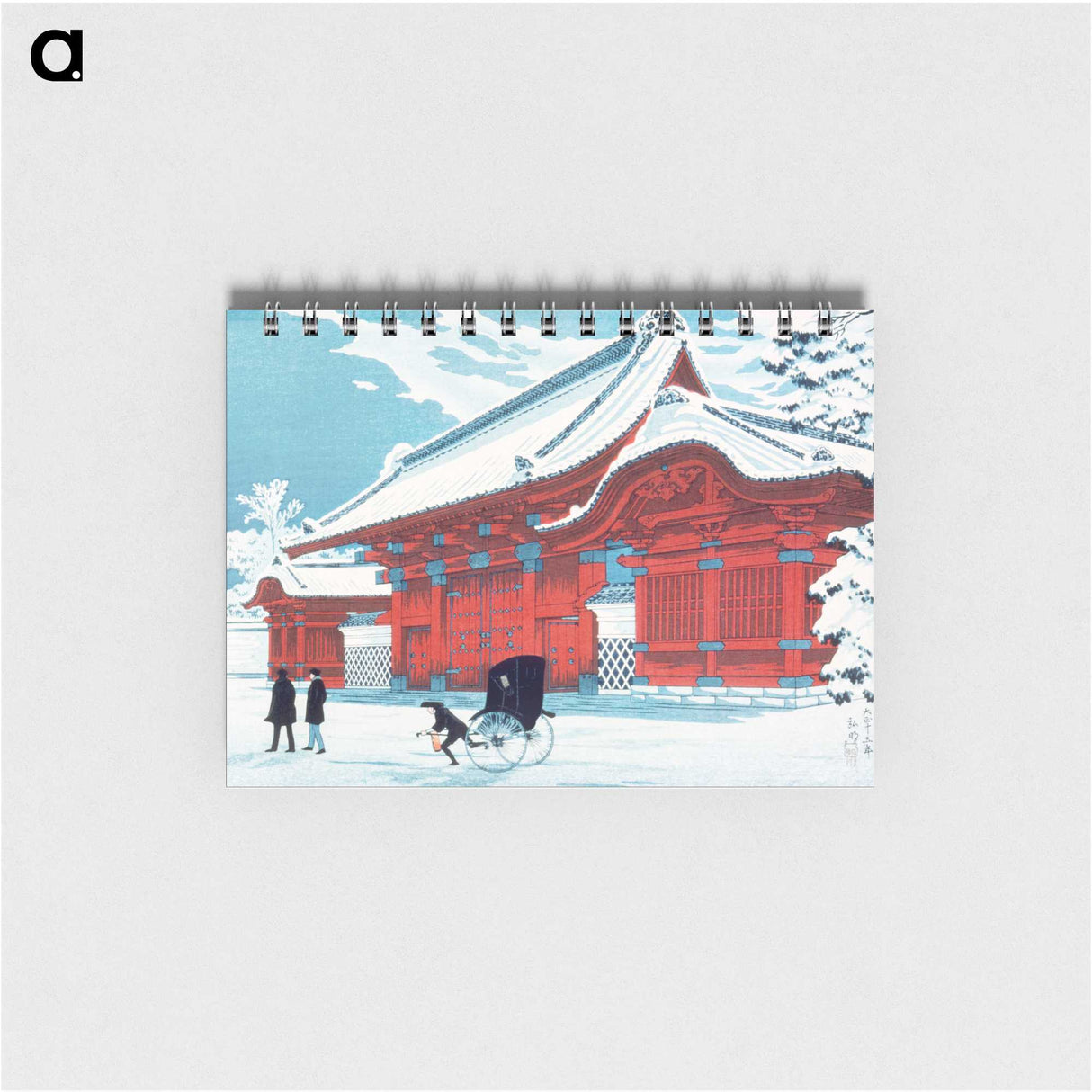 アートメモ帳-The Red Gate of Hongo in Snow - 高橋 宏明 Memo.