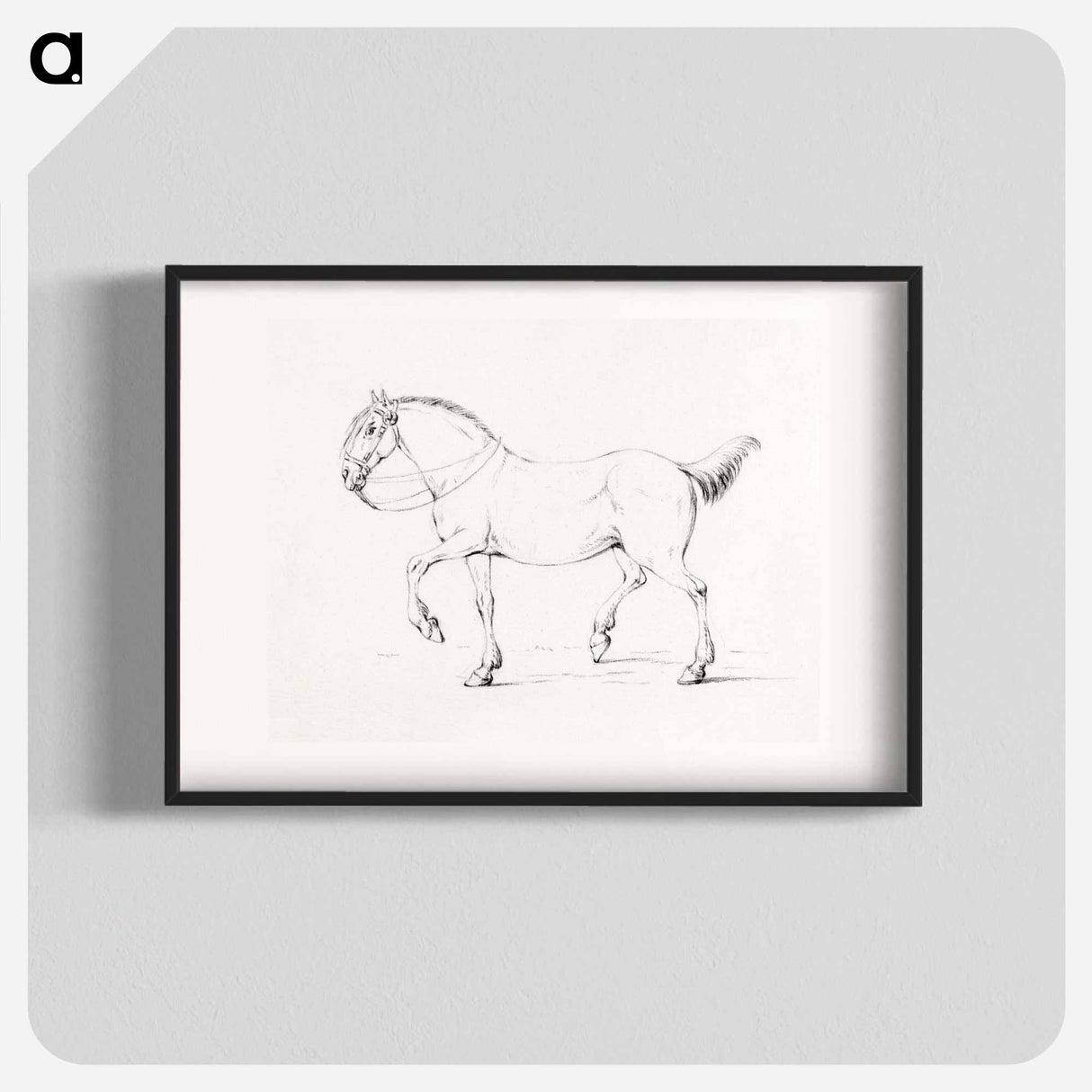 Stepping horse - ジャン ベルナール Poster.