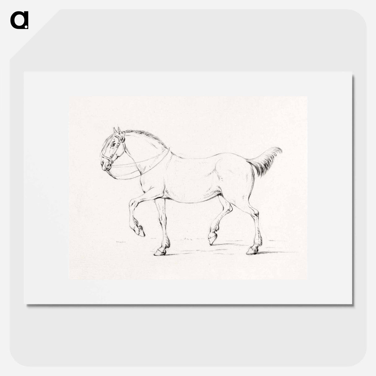 Stepping horse - ジャン ベルナール Poster.