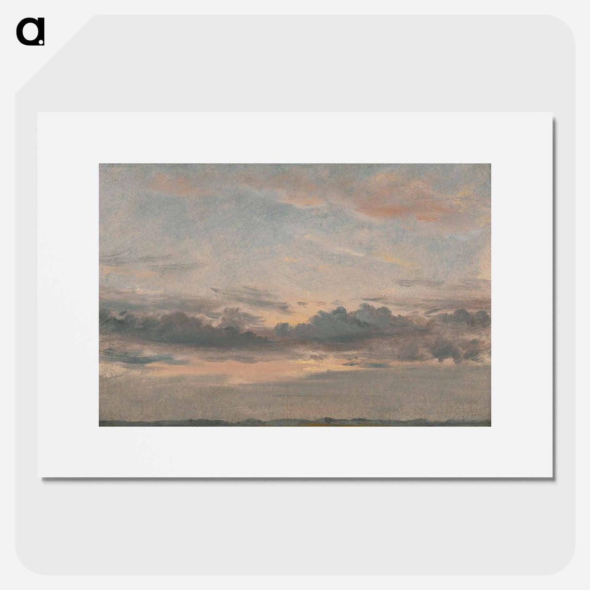 アートポスター-A Cloud Study, Sunset
- ジョン コンスタブル Poster.