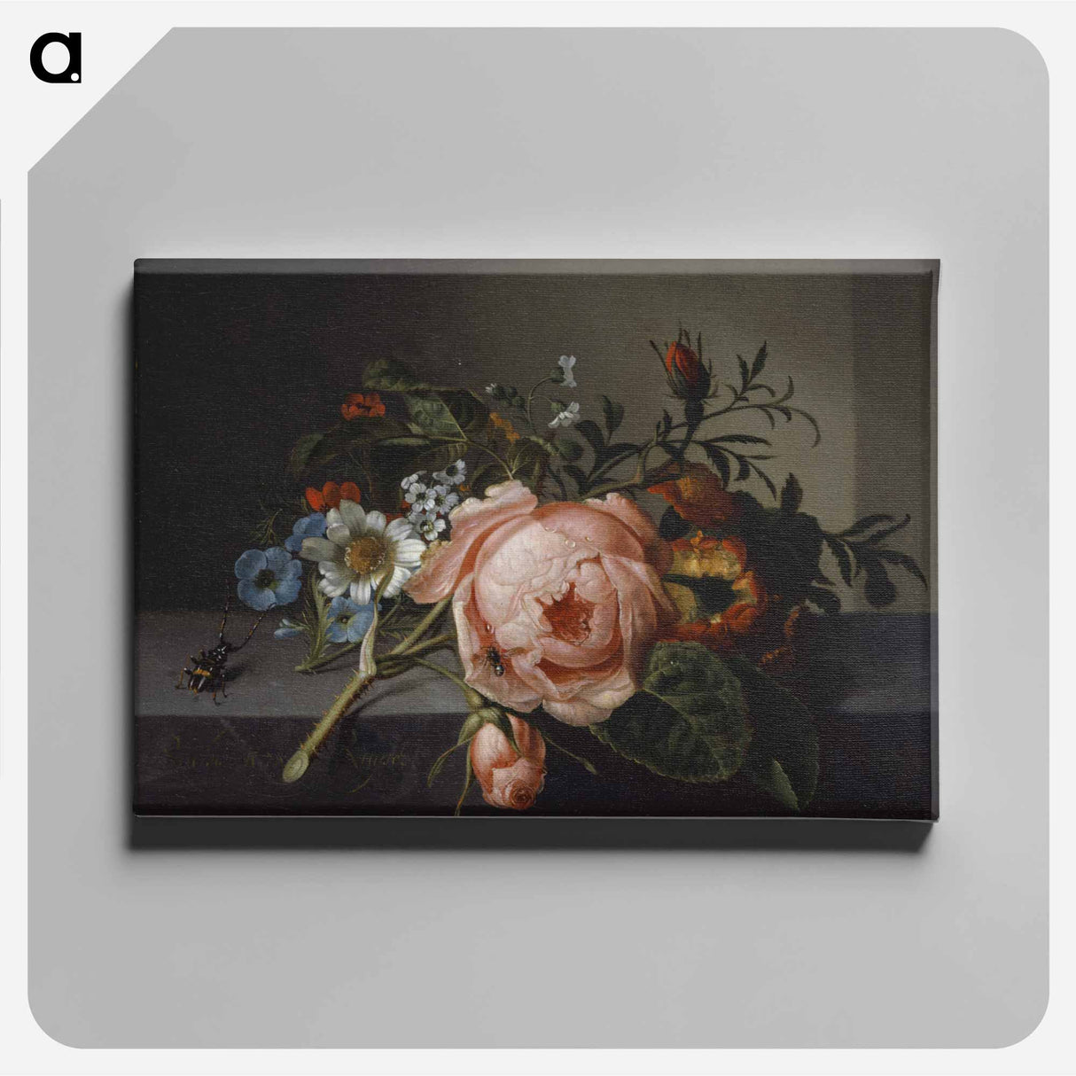 アートパネル-Still Life with Rose Branch
- バーゼル美術館 Canvas.
