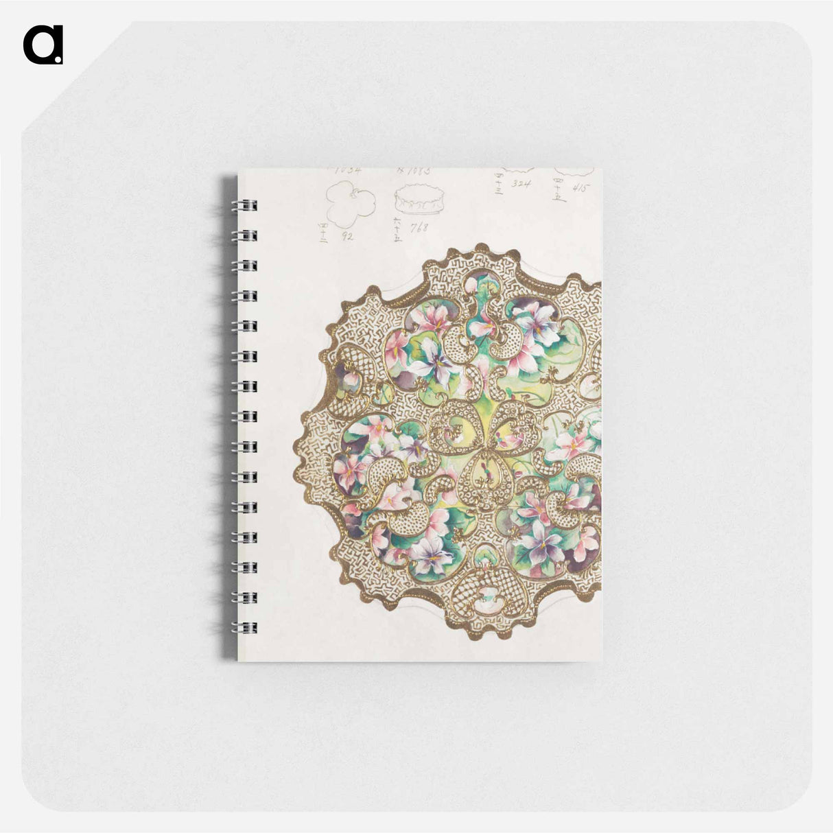 アートメモ帳-Design for a Plate or Bowl
- ノリタケ工場 Memo.