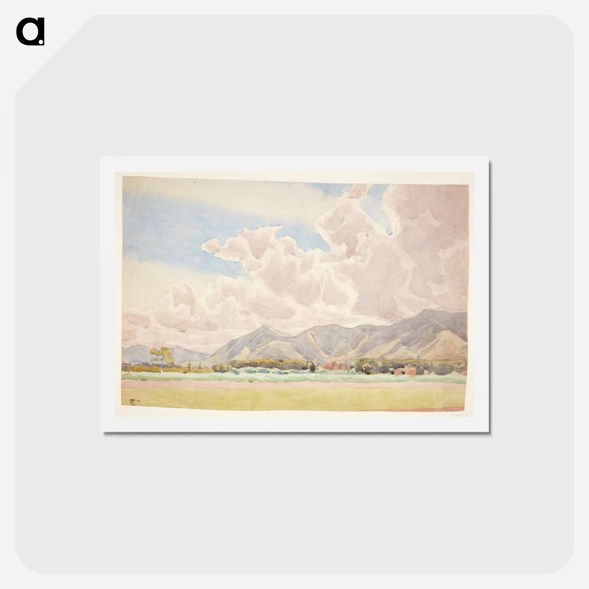 アートポストカード-Italian Landscape
- ピーター ハンセン Postcard.