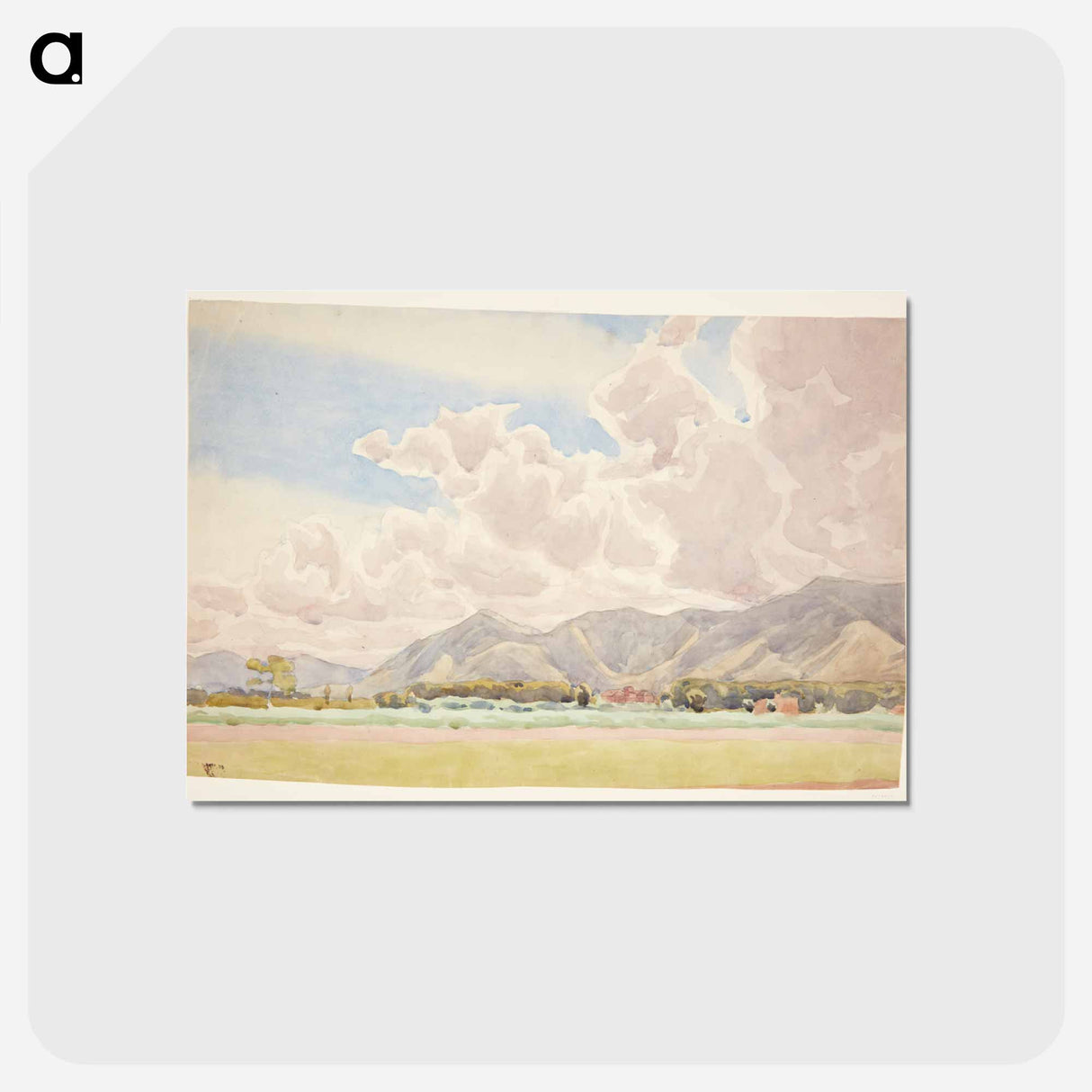 アートポストカード-Italian Landscape
- ピーター ハンセン Postcard.