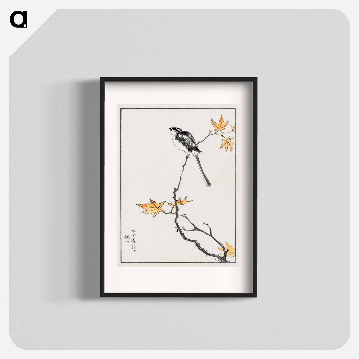 アートポスター-Japanese Long-tailed Tit and Maple Tree
- 鳥類図鑑 Poster.
