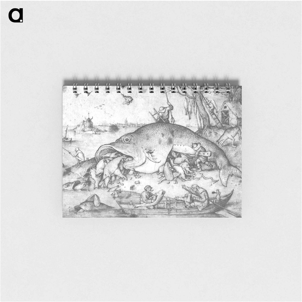 アートメモ帳-Big fishes eat small fishes - ピーター ブリューゲル Memo.