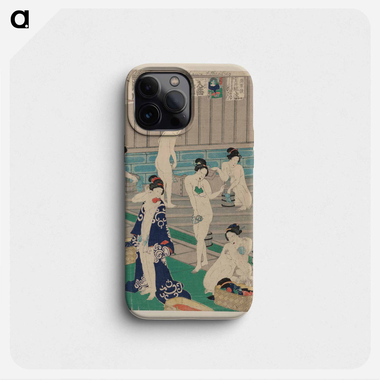 Hada kurabe Hana no shōbuyu kurabe, koshi yuki no ya - Toyohara Kunichika Phone Case.