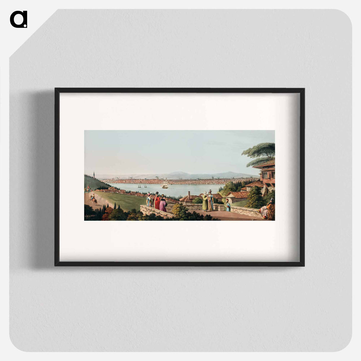 View of Constantinople from Views in the Ottoman Dominions, in Europe, in Asia, and some of the Mediterranean islands - Views of the Ottoman Empire Poster.