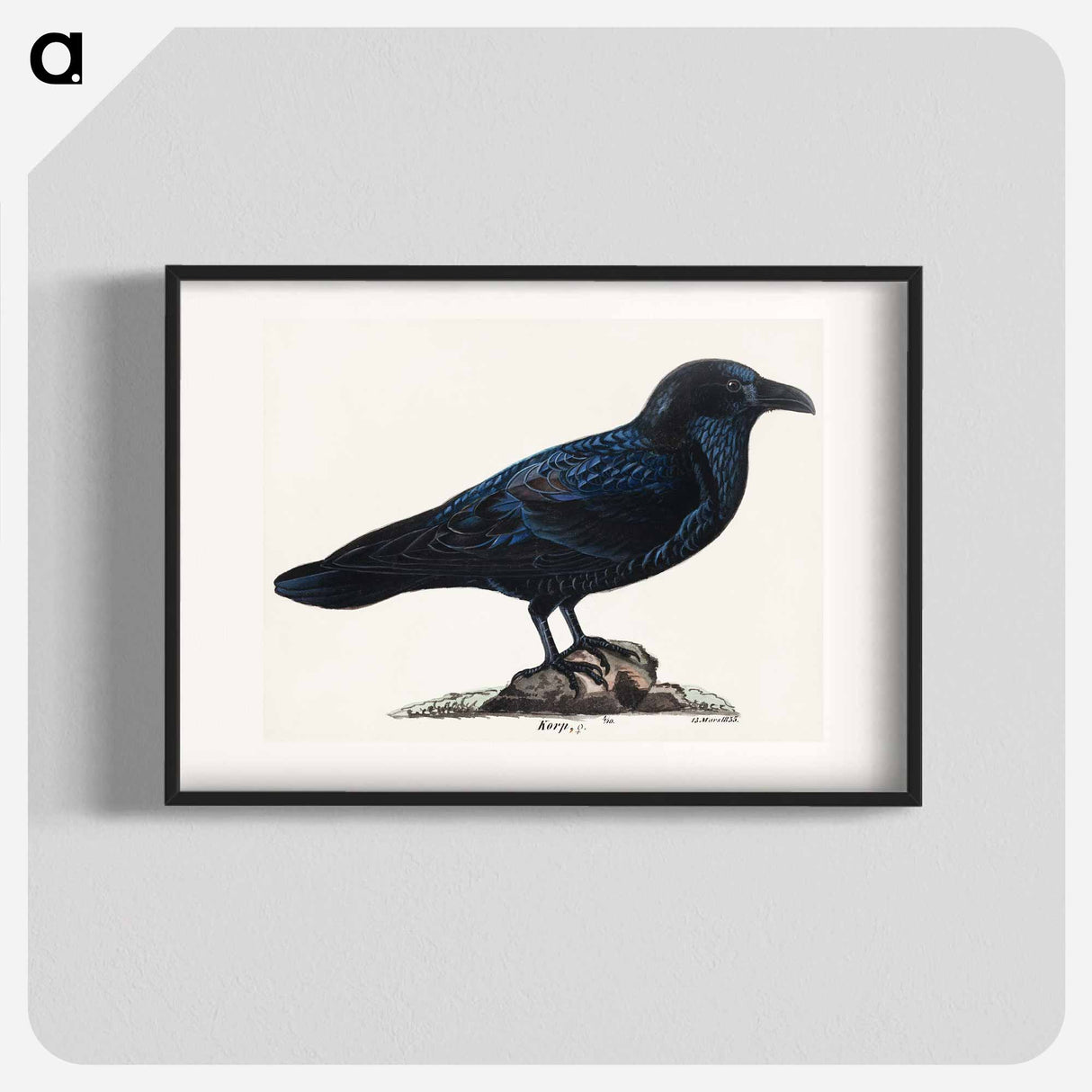 Raven - Wilhelm von Wright Poster.