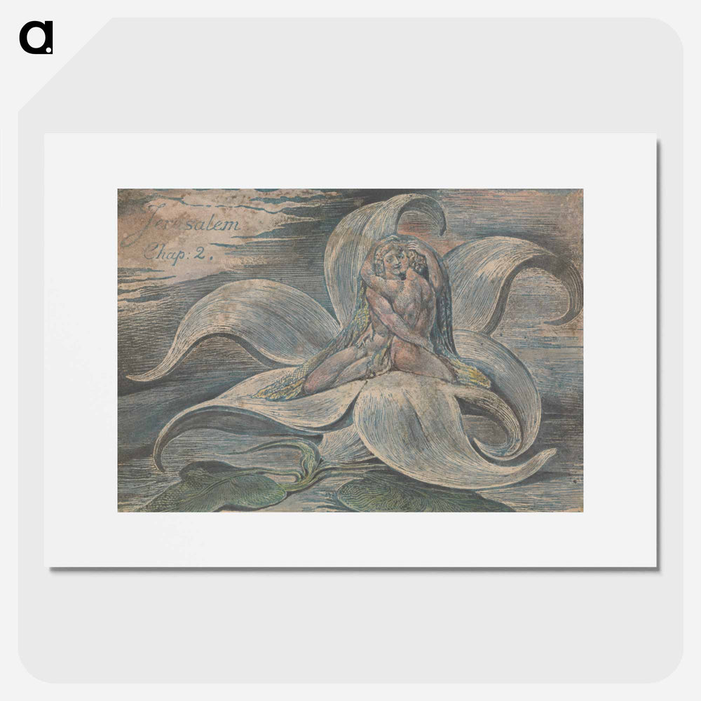 Jerusalem, Plate 28 Proof Impression - William Blake Poster.
