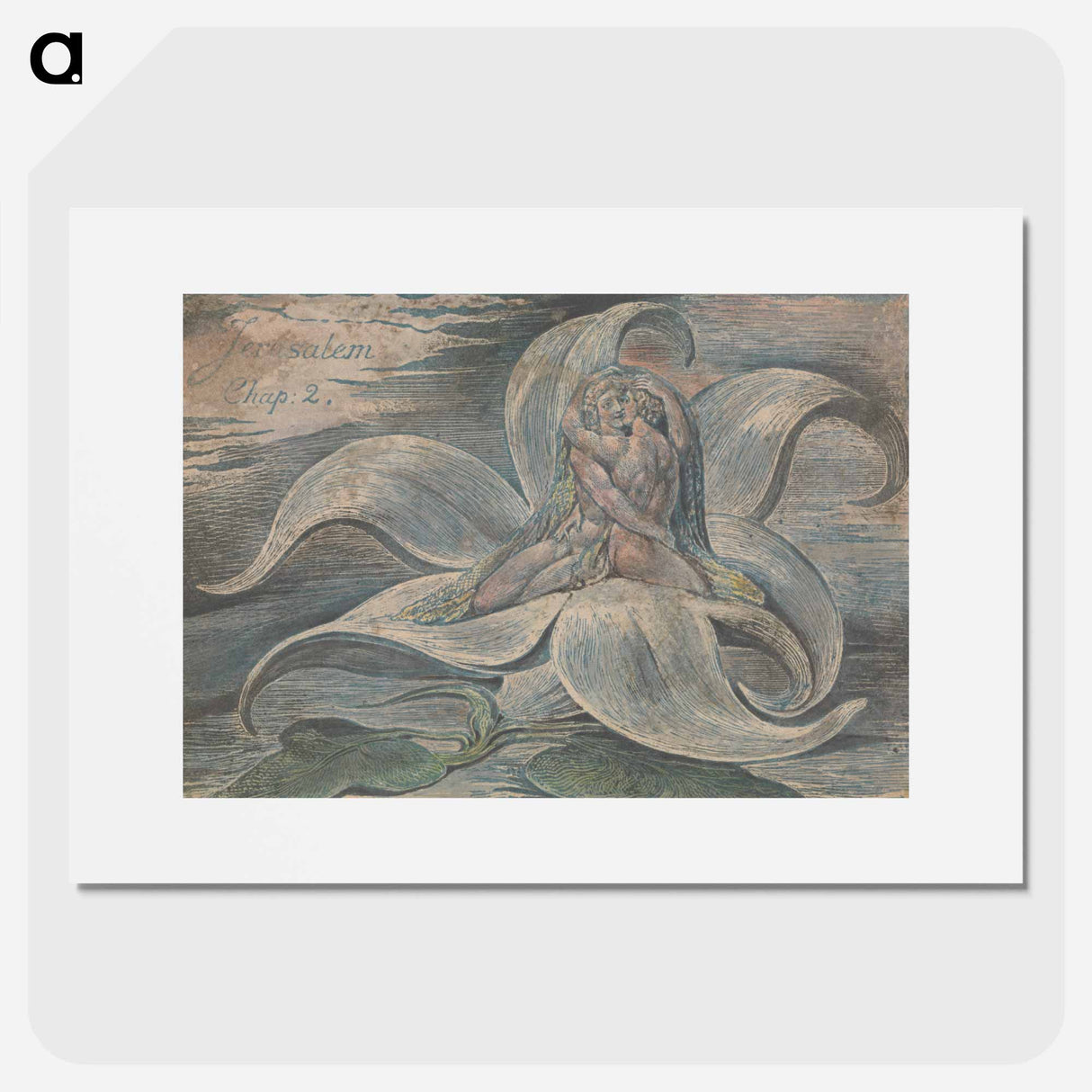 Jerusalem, Plate 28 Proof Impression - William Blake Poster.