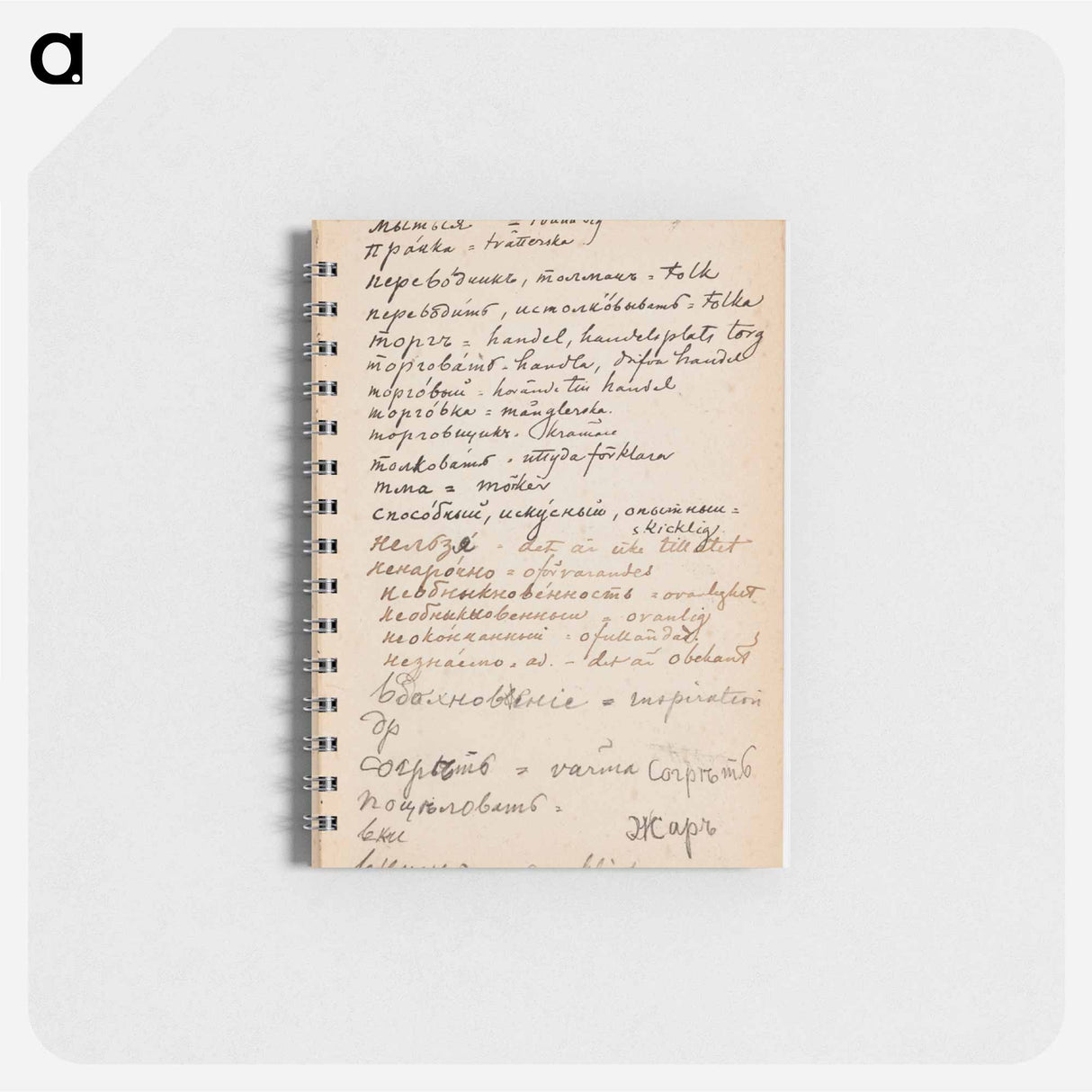 (unknown)part of a sketchbook - アルバート エーデルフェルト Memo.