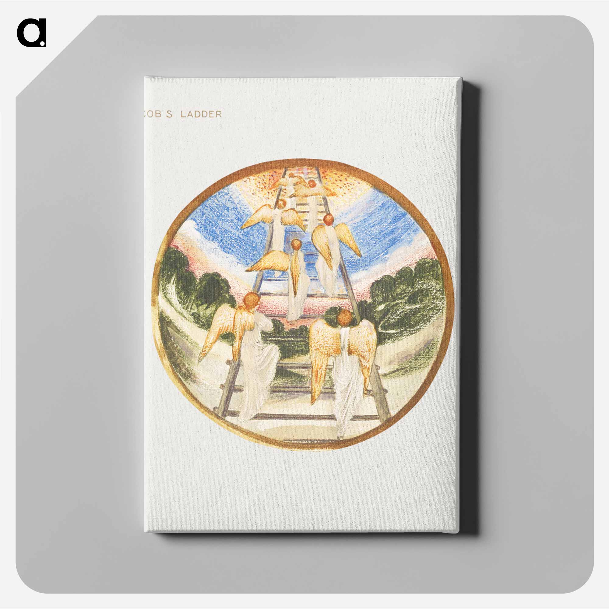 Edward Burne Jones(エドワード バーン ジョーンズ)のJacob's Ladder