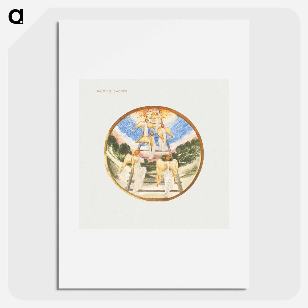 Jacob's Ladder from The Flower Book - エドワード バーン ジョーンズ Poster.