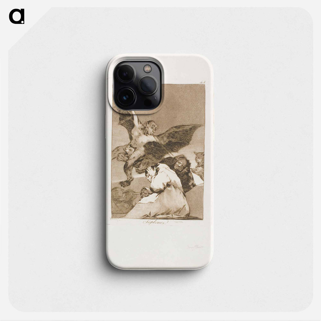 Tale-Bearers - Blasts of Wind - フランシスコ デ ゴヤ Phone Case.