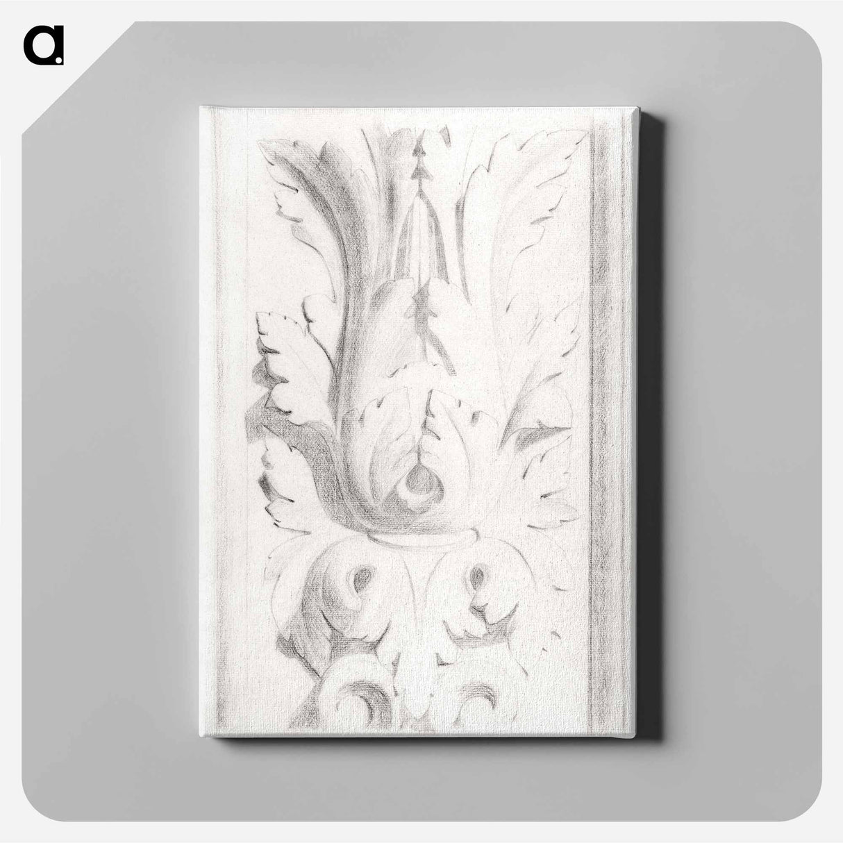 Architectural Motifs: Double Acanthus Fleuron - ジョルジュ スーラ Canvas.