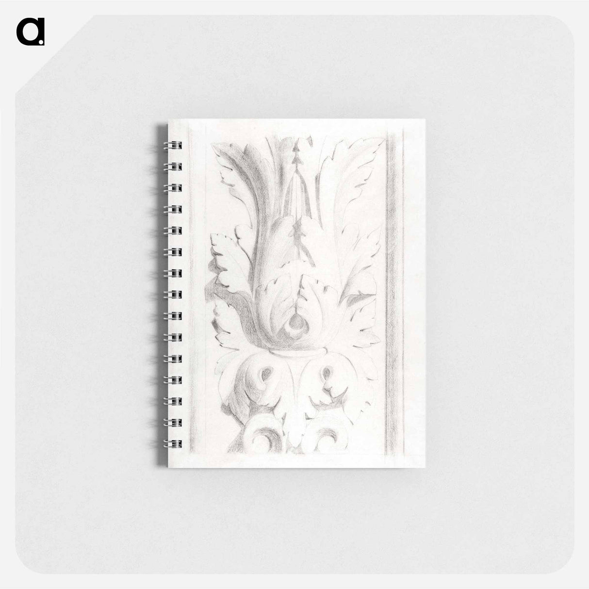 Architectural Motifs: Double Acanthus Fleuron - ジョルジュ スーラ Memo.