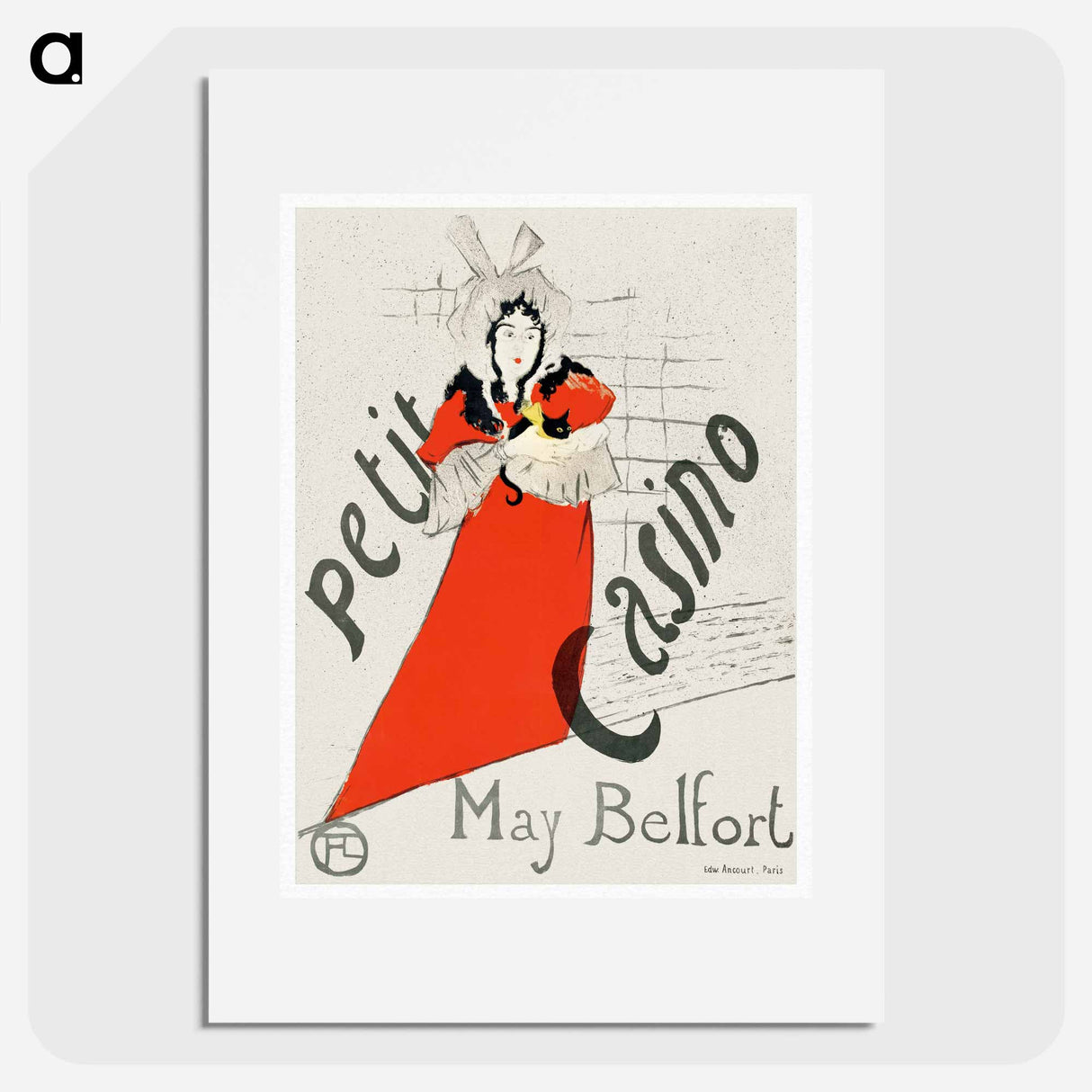 May Belfort - Henri de Toulouse-Lautrec Poster.