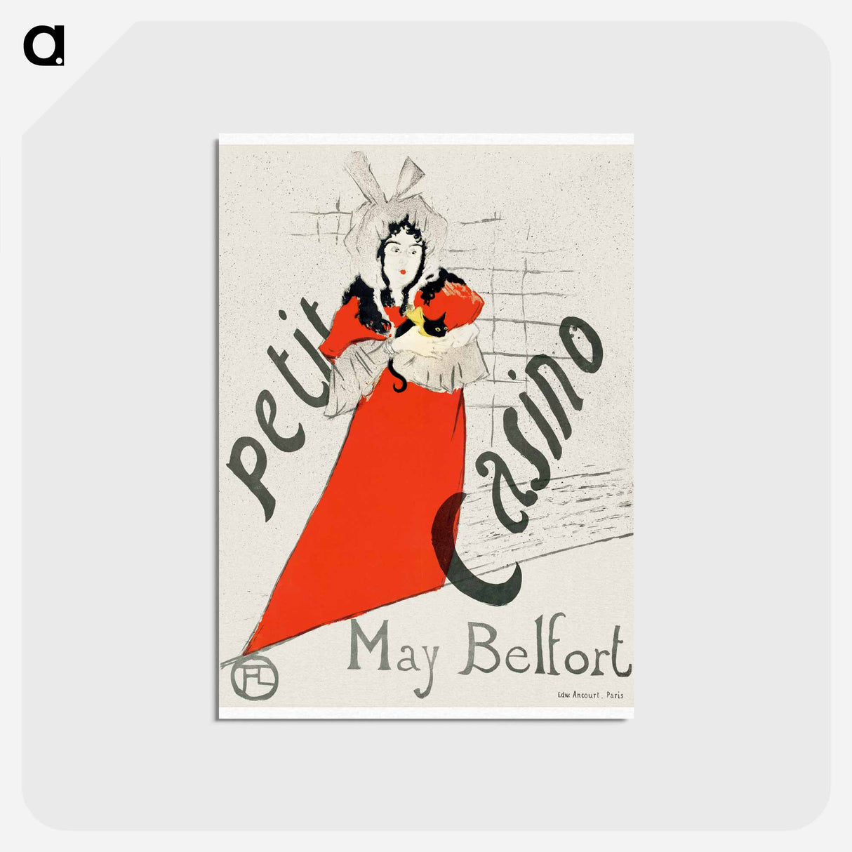 アートポストカード-May Belfort - アンリ ド トゥールーズ ロートレック Postcard.