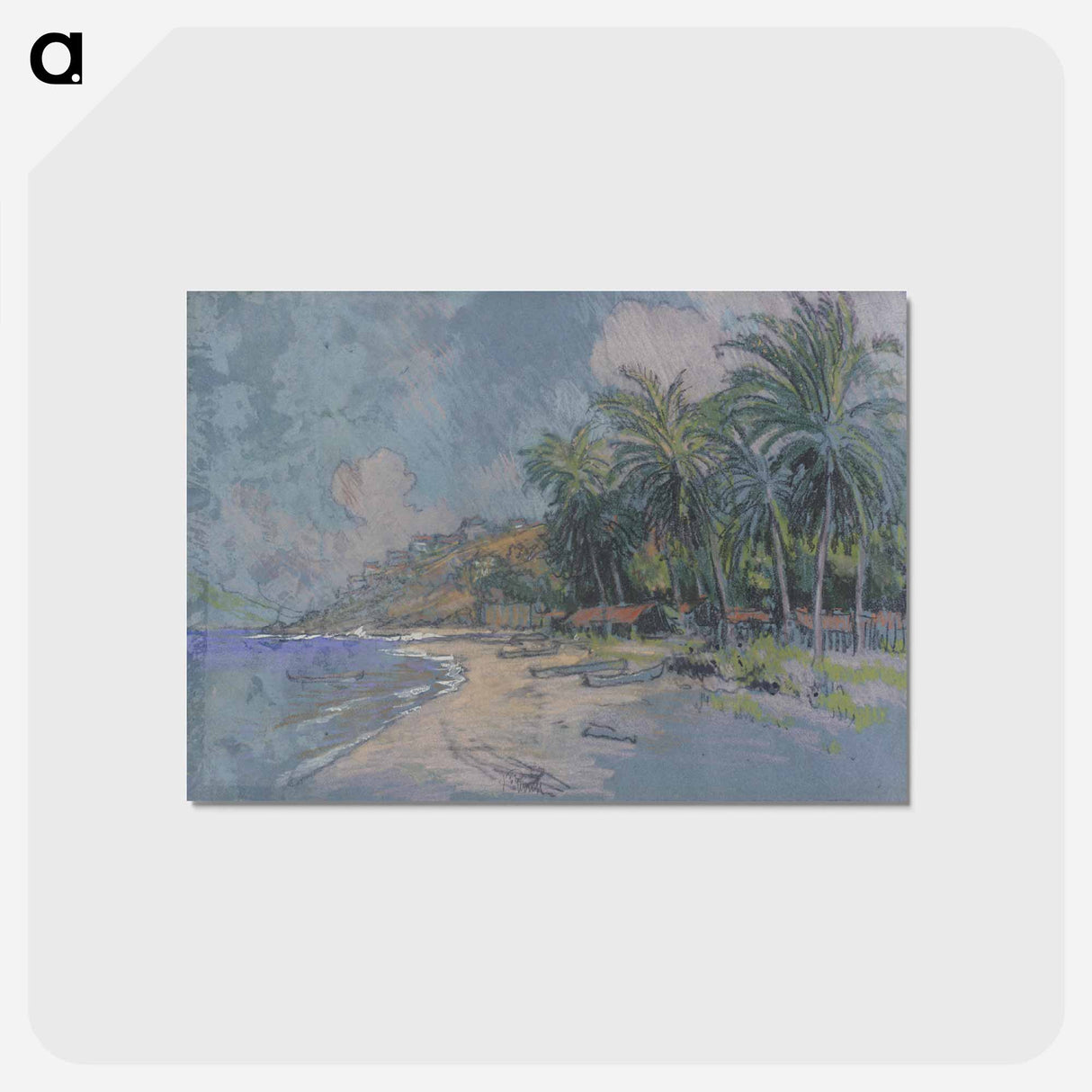 アートポストカード-Beach, Acapulco
- ジョセフ ペネル Postcard.