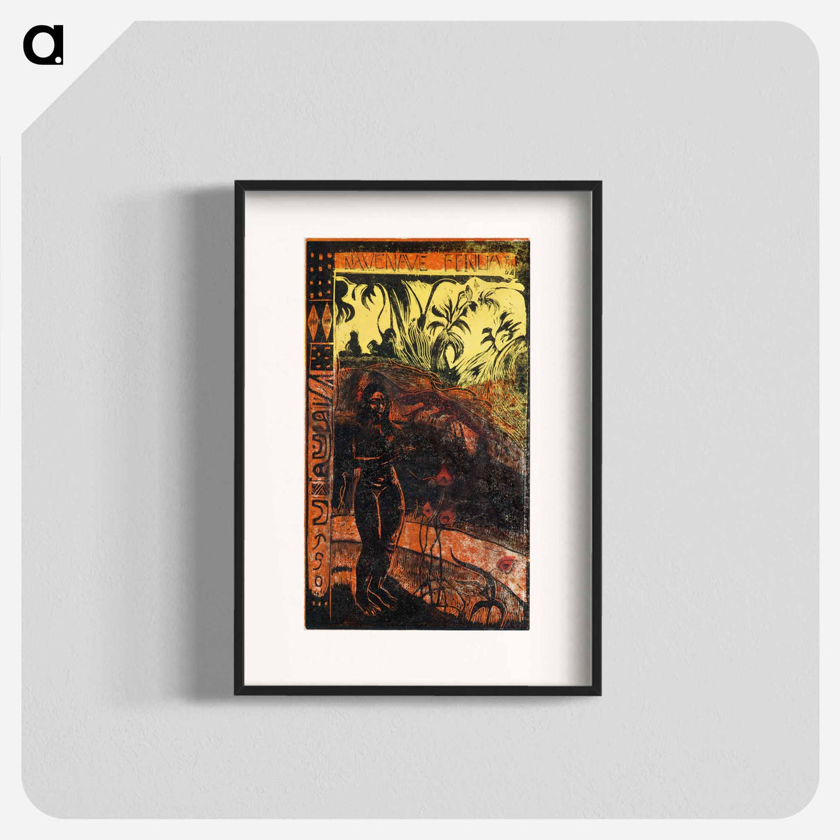 Nave Nave Fenua - ポール ゴーギャン Poster.