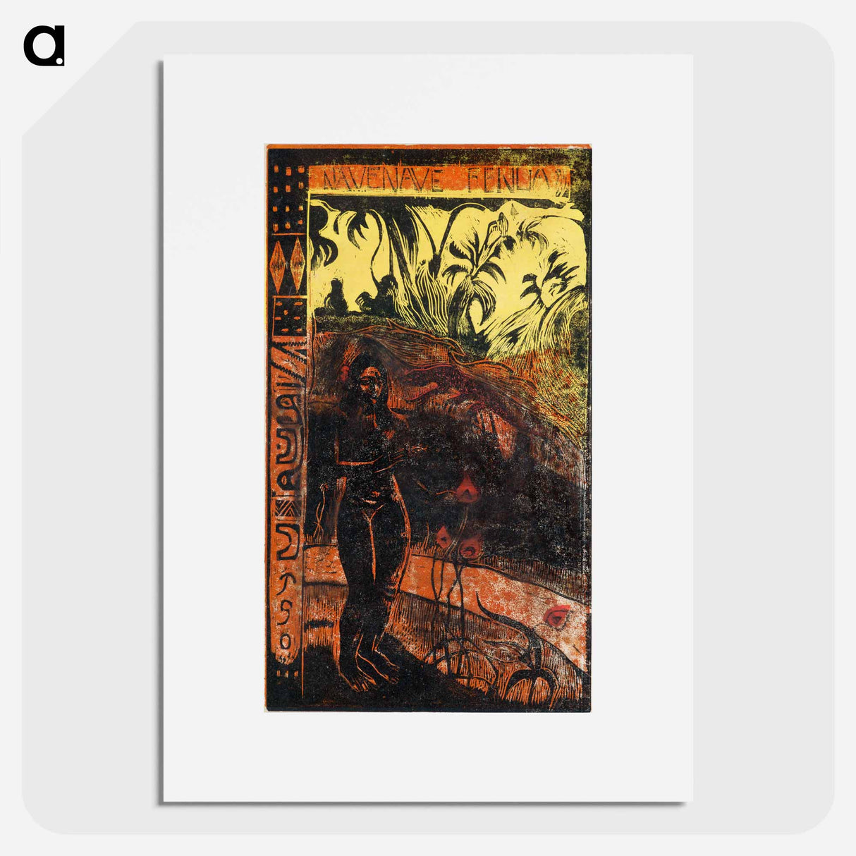 Nave Nave Fenua - ポール ゴーギャン Poster.