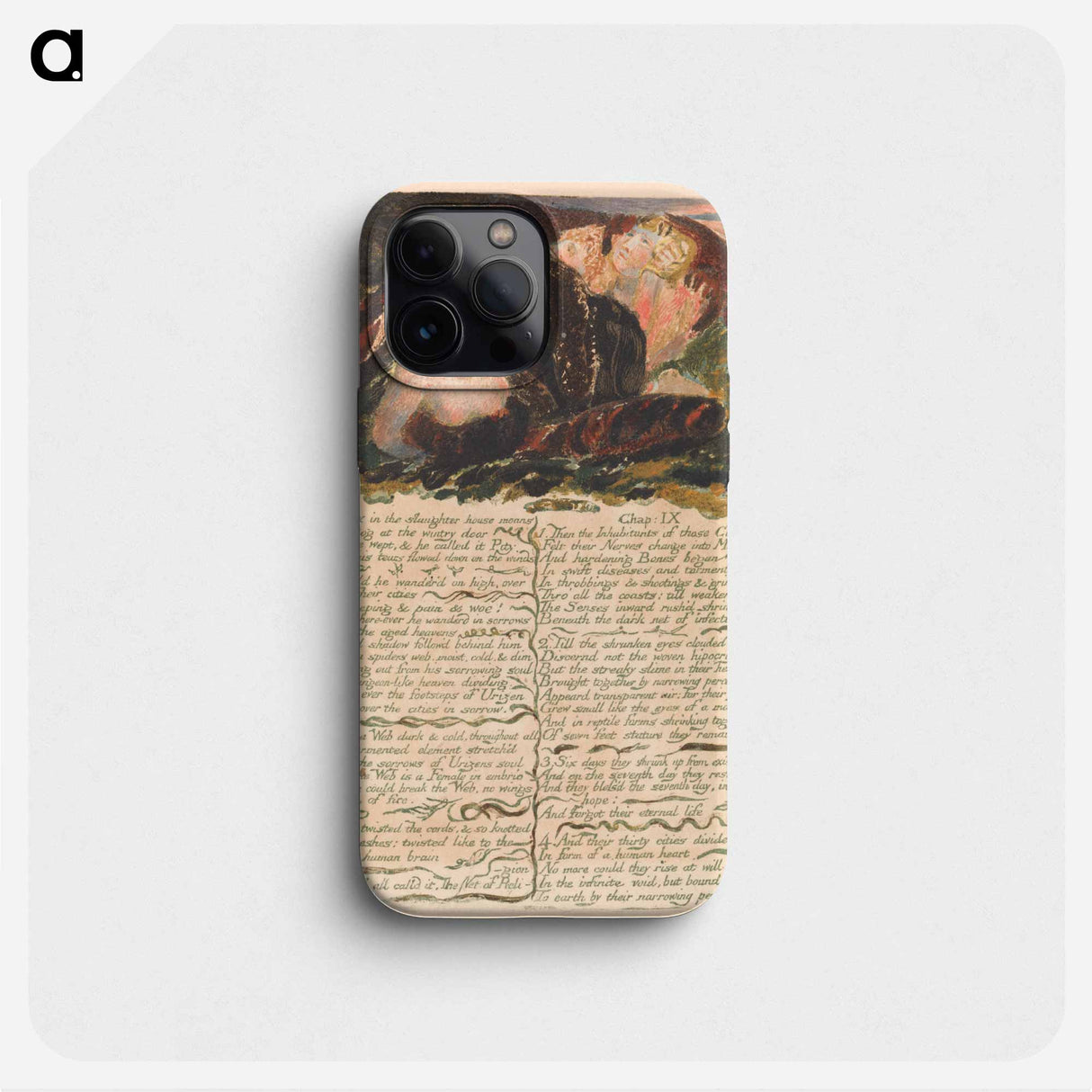 The First Book of Urizen, Plate 23 - William Blake Phone Case.