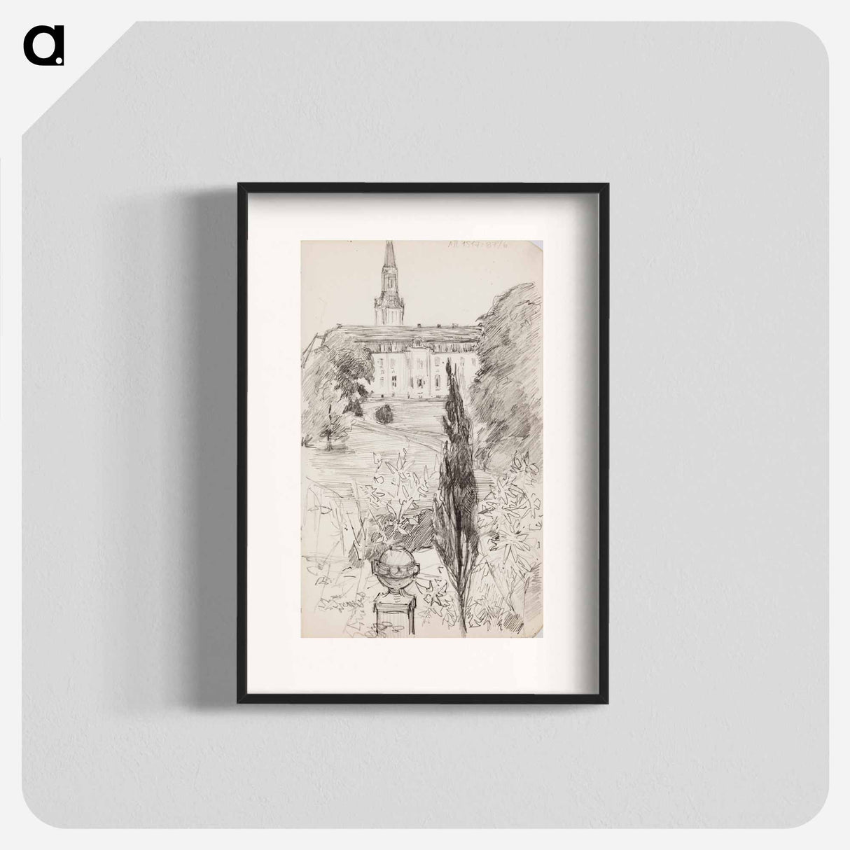 (unknown) part of a sketchbook - アルバート エーデルフェルト Poster.