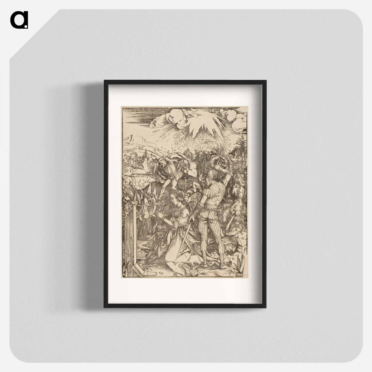 P. katariinan marttyyrikuolema - アルブレヒト デューラー Poster.